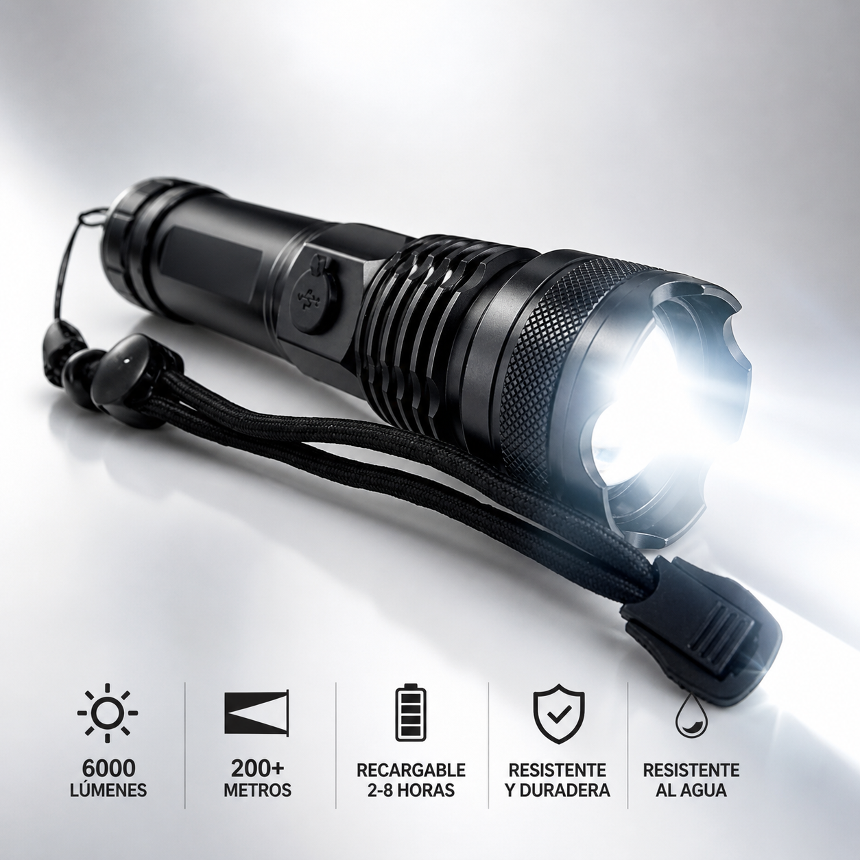 LINTERNA LED LARGA DISTANCIA