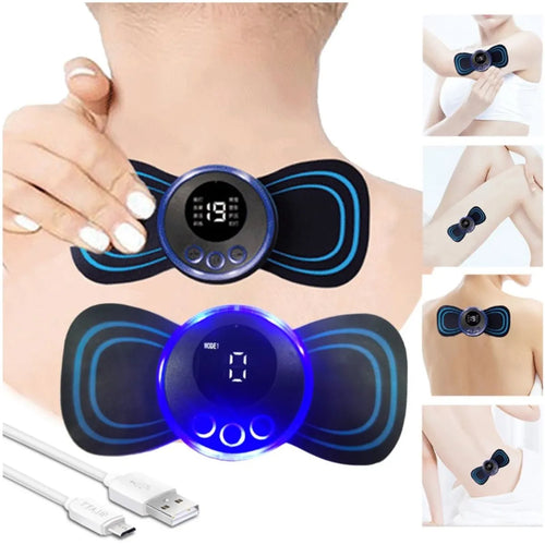 COMBO RELAX: Masajeador Cervical y Hombros + Masajeador Mariposa de Cuerpo